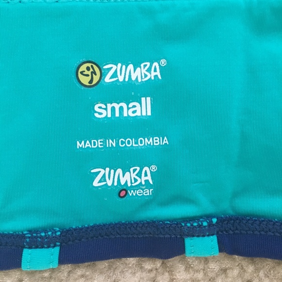 Zumba Women's Borderline Bra Top, Navy, Small - Picture 5 of 7